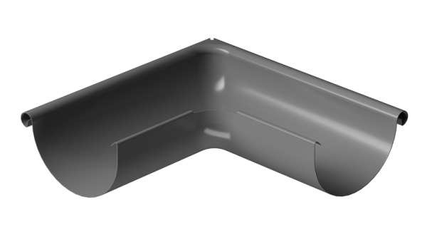 Угол внешний 90° D125 Döcke STAL PREMIUM Графит, (RAL 7024) купить в Химках