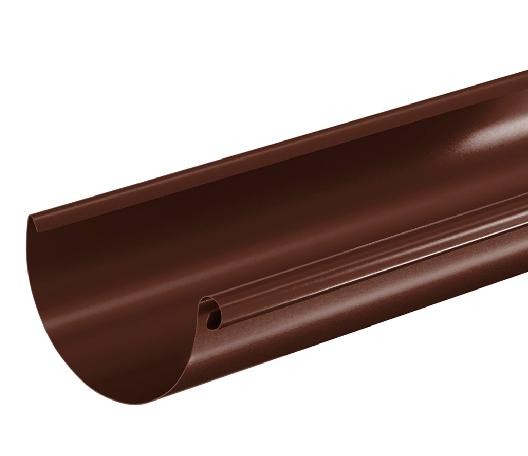 Водосток Aquasistem, система 125x90 - Водосточный желоб 3.00м RAL 8017 Коричневый купить в Химках
