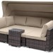 Диван-Трансформер AFINA плетеный из иск. ротанга AFM-320B Brown купить в Химках