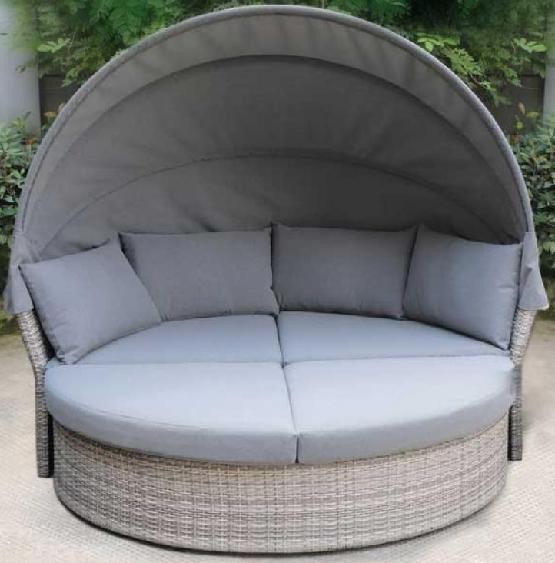 Диван-Трансформер AFINA плетеный из иск. ротанга AFM-325G Grey купить в Химках