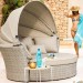 Диван-Трансформер AFINA плетеный из иск. ротанга AFM-325 Beige купить в Химках