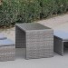 Диван-Трансформер AFINA плетеный из иск. ротанга S330G-W78 Grey купить в Химках