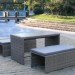 Диван-Трансформер AFINA плетеный из иск. ротанга S330G-W78 Grey купить в Химках