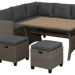 Комплект мебели AFINA плетеной из иск. ротанга AFM-307G-Grey купить в Химках
