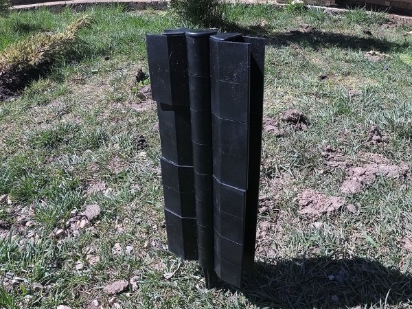 Угловой элемент поворотный, пластиковый от 60° до 300° для доски 300х30 мм из ДПК чёрный Holzhof купить в Химках