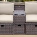 Комплект мебели AFINA плетеной из иск. ротанга AFM-330B Brown купить в Химках