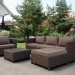 Комплект мебели AFINA плетеной из иск. ротанга YR821A Brown/Beige купить в Химках
