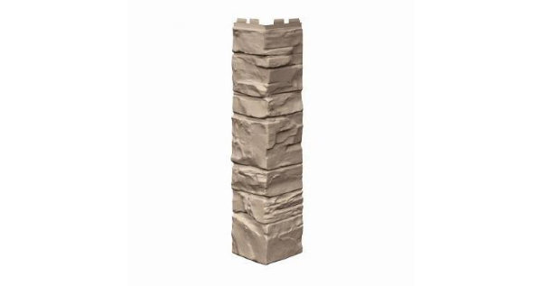 Угол наружный VOX Solid Stone Lazio камень светлая глина купить в Химках