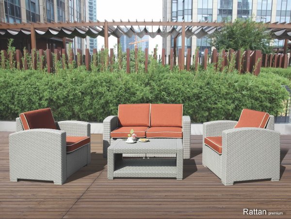 Уличные диваны и кресла коллекции Rattan Premium 4 купить в Химках