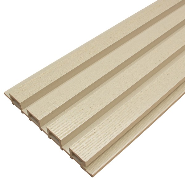 Фасадная доска из ДПК Faynag Wood Рейка Слоновая кость купить в Химках