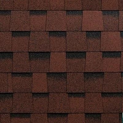 Двухслойная ламинированная черепица Shinglas, серия Фазенда – Красный купить в Химках