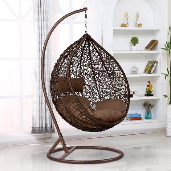 Кресло Подвесное из искусственного ротанга AFM-168A-XL Brown купить в Химках