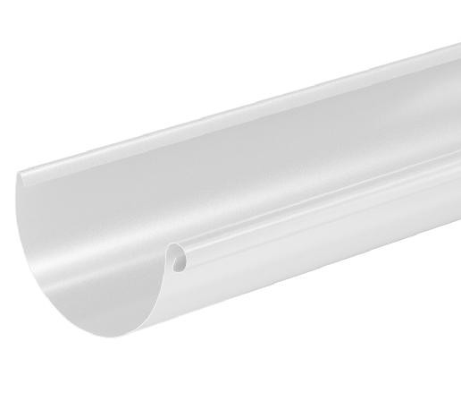 Водосток Aquasistem, система 125x90 - Водосточный желоб 3.00м RR 20 Белый купить в Химках