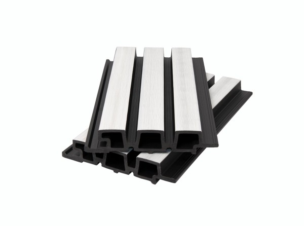 Фасадная панель брусковая двухцветная co-extrusion, white купить в Химках