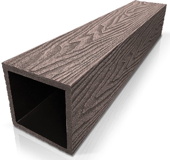 Столб ДПК 3D GardenParkett фактура дерева Венге купить в Химках