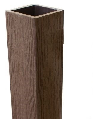 Столб опорный Woodvex Co-Extrusion Темно - Коричневый купить в Химках